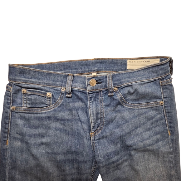 Rag & Bone Blue Skinny Jeans - Picture 4 of 9